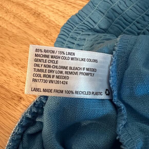 Wild Fable Women's Azure Blue Flirty Elastic Waist Shorts - Size XXL - NWT - Picture 4 of 7